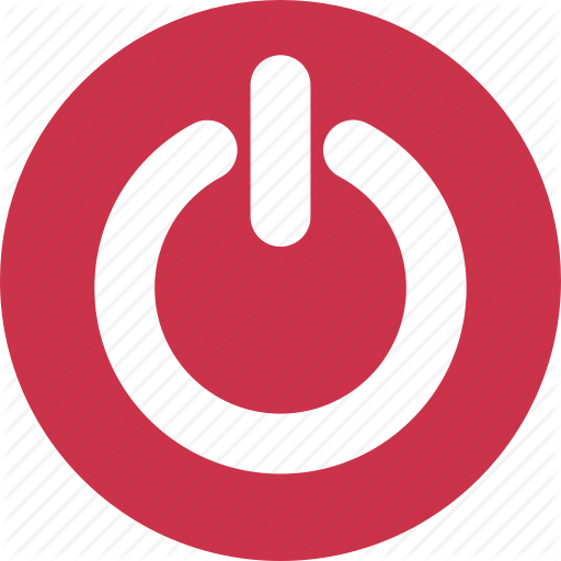 Down, Off, Power, Shut, Switch Icon