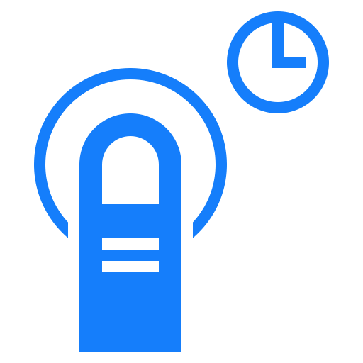 One, Finger, Tap, Hold Icon