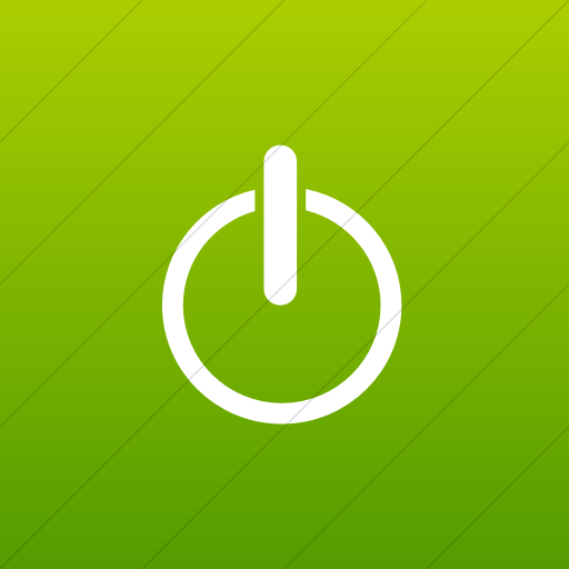 Flat Square White On Green Gradient Classica Power