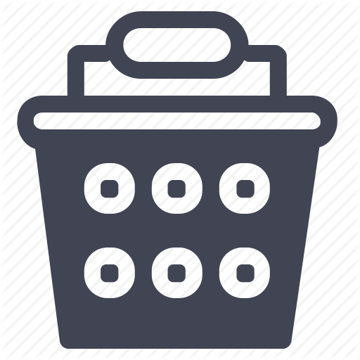Basket, Handled, One, Shop, Shopping Icon