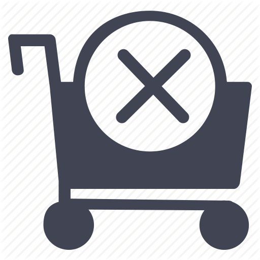Cancel, Cart, Close, Shop, Shopping, Stop Icon