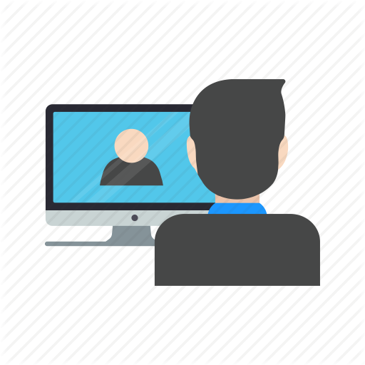 Desktop, Online Chat, Skype, Video Call Icon