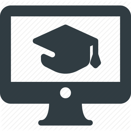 Course, E, Elearning, Online, Studying, Video Icon