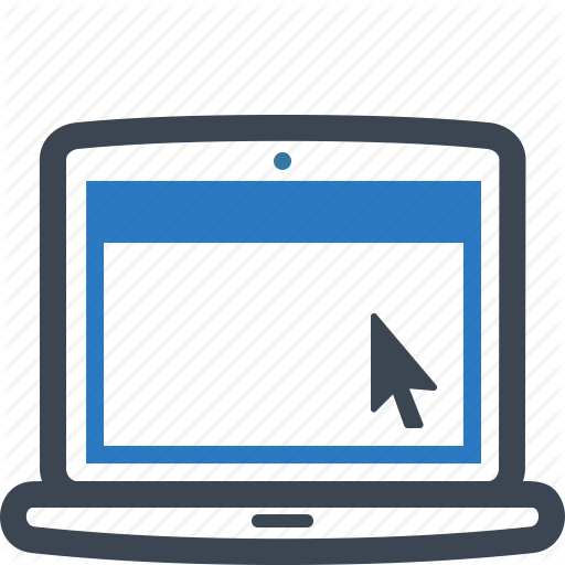 Elearning, Laptop, Online Courses, Online Education Icon