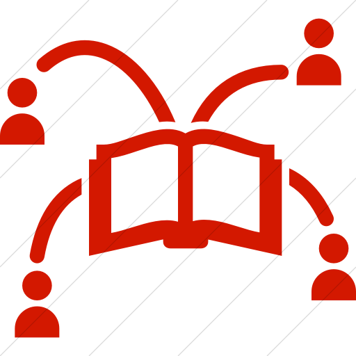 Simple Red Iconathon Massive Open Online Course Icon