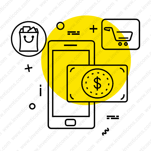 Download Online,paymet,secure,card,shopping,dollar,mobile Icon