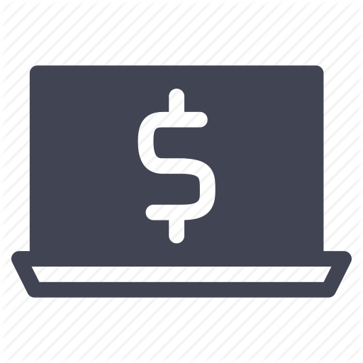 Currency, Dollar, Finance, Laptop, Make, Money, Online Icon