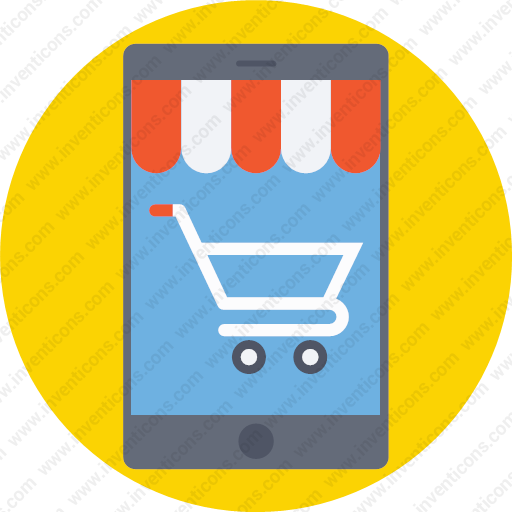 Download Online,shopping,commerce,cart Icon Inventicons