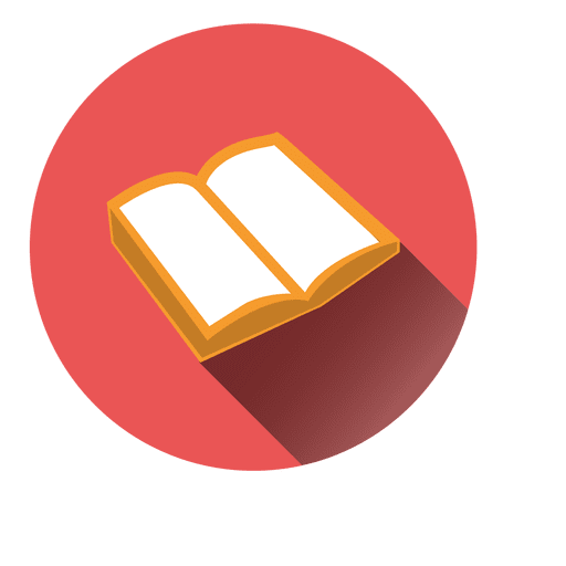 Open Book Round Icon