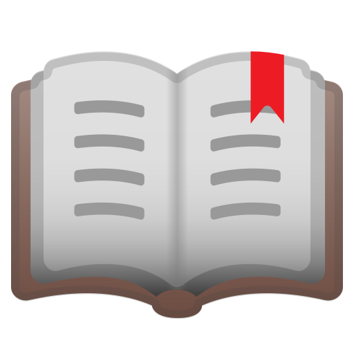 Open Book Icon Noto Emoji Objects Iconset Google