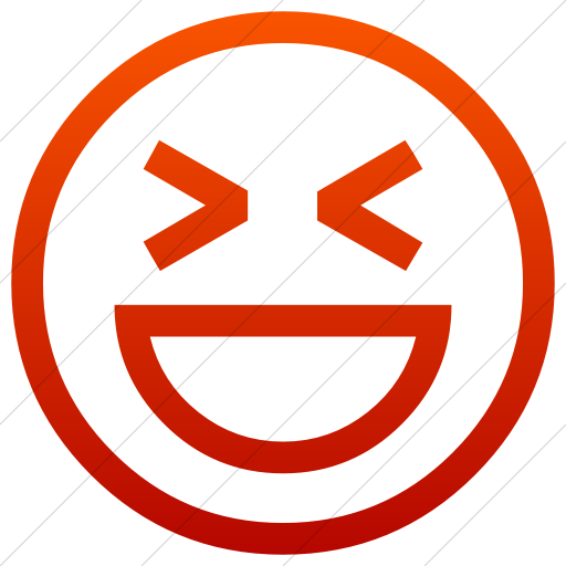 Simple Red Gradient Classic Emoticons Smiling Face