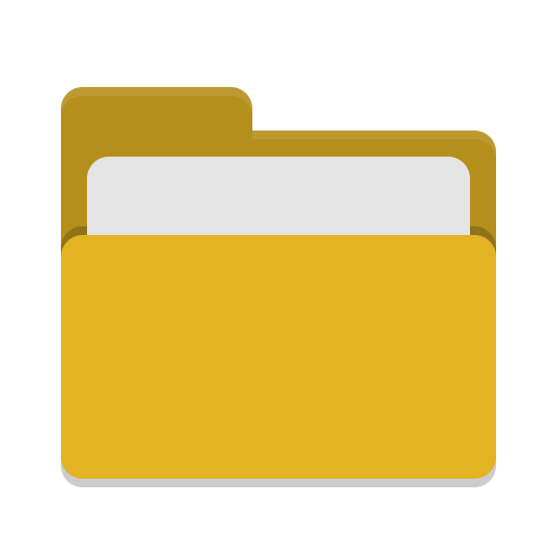 Folder Yellow Open Icon Papirus Places Iconset Papirus