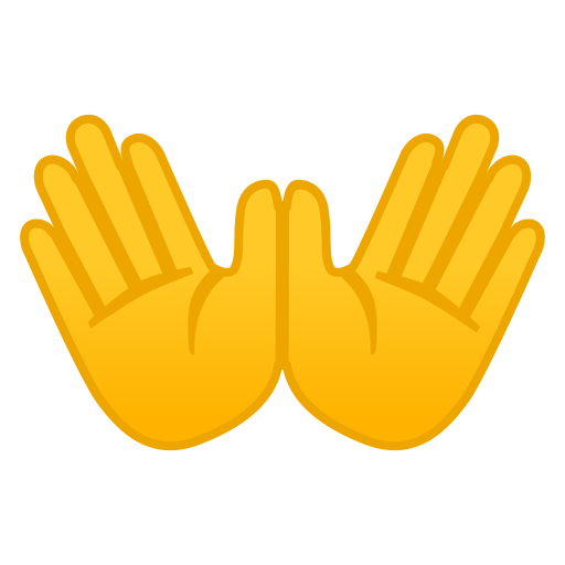 Open Hands Icon Noto Emoji People Bodyparts Iconset Google