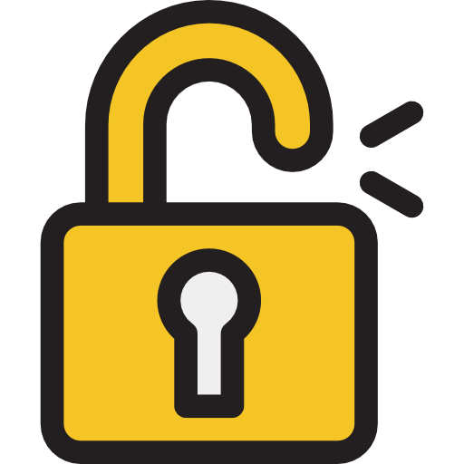 Open Padlock Icon