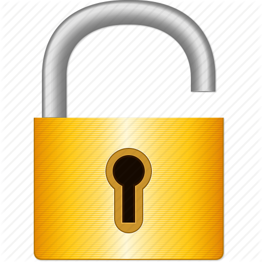 Open Lock, Password, Safety, Secret, Secure, Security, Unlock Icon