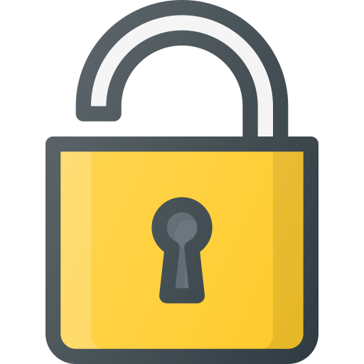 Security, Protection, Protect, Lock, Open, Secure Icon Free