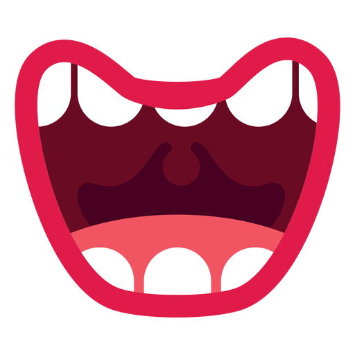 Scary Open Mouth Icon