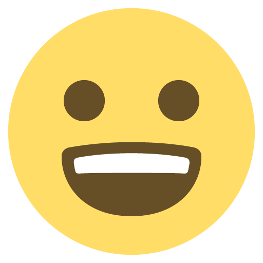 Smiling Face With Open Mouth Emoji Emoticon Vector Icon Free
