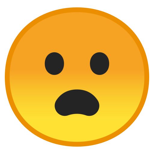 Frowning, Face, With, Open, Mouth Icon Free Of Noto Emoji Smileys