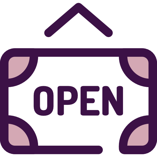 Open, Sign, Business, Signal, Shop, Signaling Icon