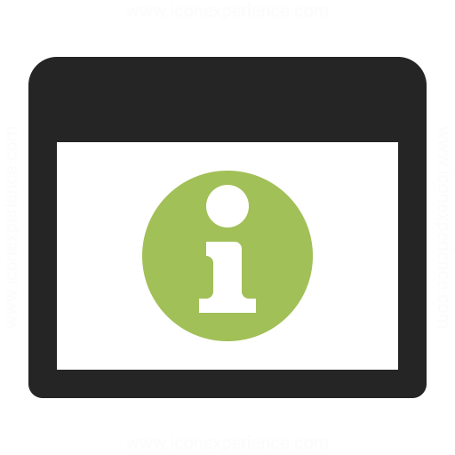 Window Information Icon Iconexperience