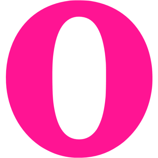 Deep Pink Opera Icon