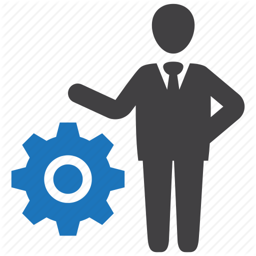 Business, Businessman, Gear, Leader, Manager, Operation Icon