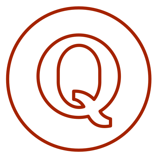 Circles, Quora, Line, Qampa, Opinion, Social, Neon Icon