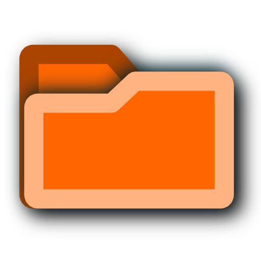 Orange Folder Icon Images