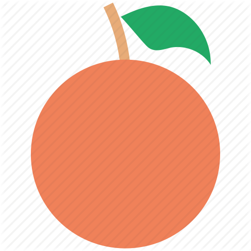 Fresh Fruit, Fruit, Orange, Orange Fruit Icon