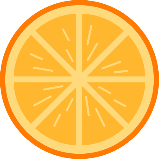 Orange, Fruit Icon