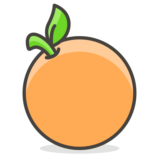 Orange, Fruit Icon Free Of Another Emoji Icon Set