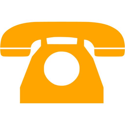 Orange Phone Icon