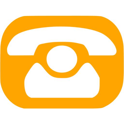 Orange Phone Icon