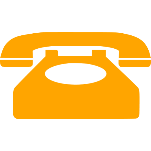 Orange Phone Icon