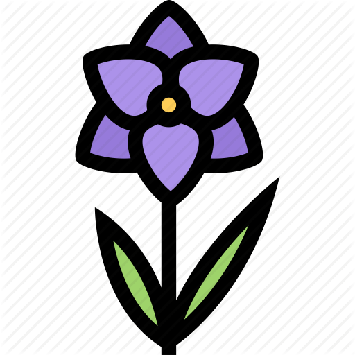 Flower, Flowerbed, Garden, Orchid, Plant Icon