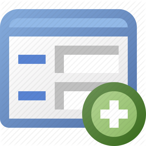 Add, Application, Form, Window Icon