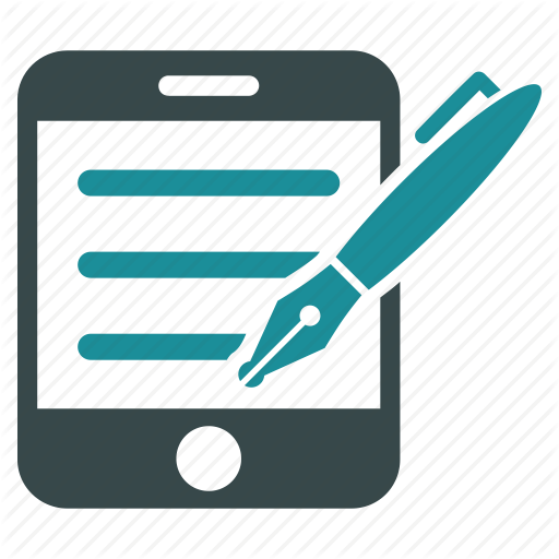 Communication, Fill Form, Mobile, Order, Record, Records, Write Icon