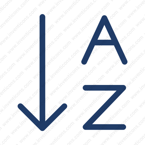 Download Alphabet,arrange,order Icon Inventicons