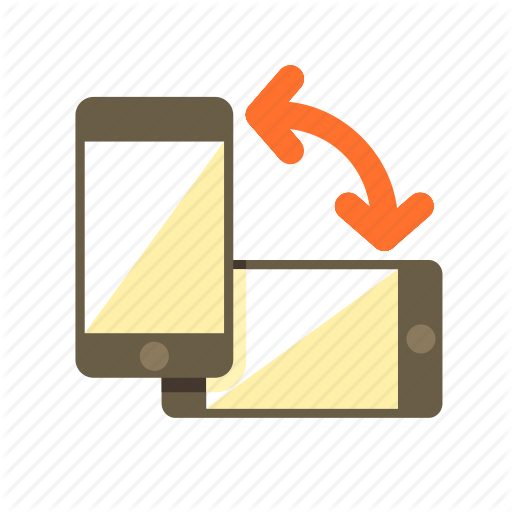 Device, Landscape, Mobile, Orientation, Portrait Icon