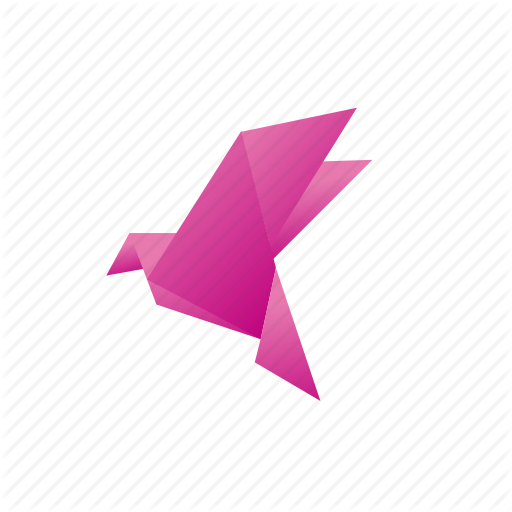 Animals, Classic, Origami, Paper, Pigeon Icon