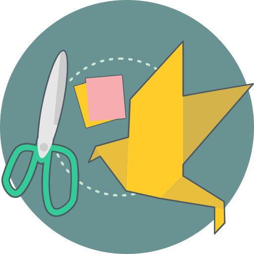 Craft, Creative, Cut, Origami Icon Free Of Creative Process