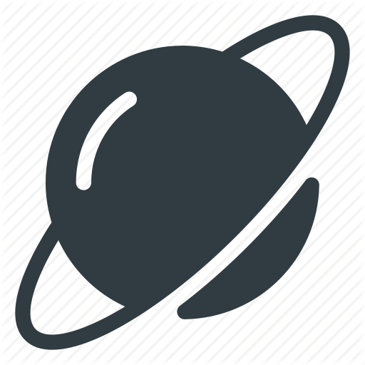 Planet, Ring, Saturn, Solar, Space, System Icon