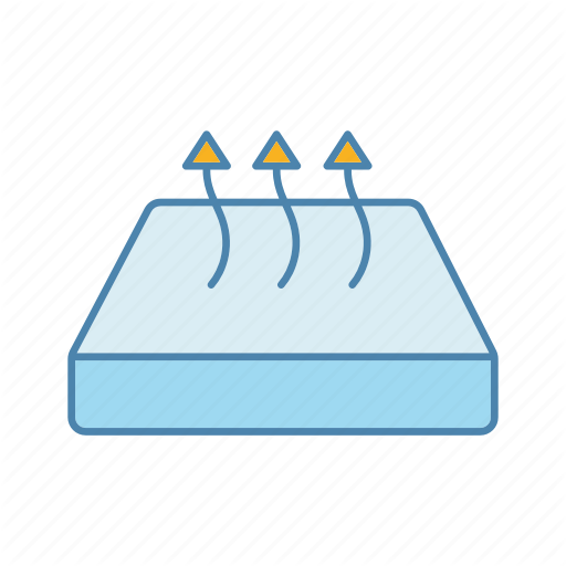 Air, Bed, Breathable, Circulation, Cover, Mattress, Orthopedic Icon