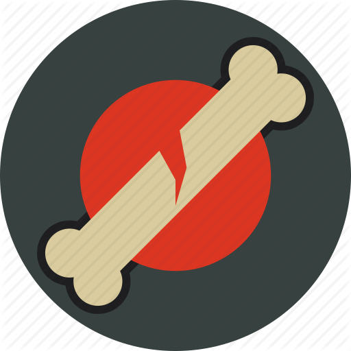 Bone, Broken, Fracture, Orthopedic Icon