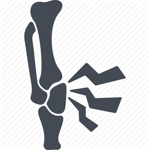 Broken, Broken Bone, Orthopedic, Orthopedics Icon