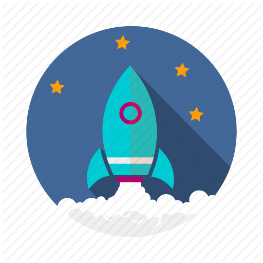 Achievement, Goal, Growth, Mission, Profit, Rocket, Vision Icon