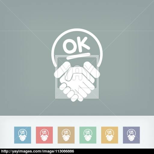 Positive Result Concept Icon Vector