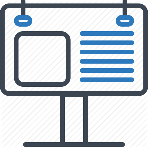 Advertising, Billboard, Marketing, Outdoor Icon