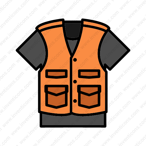 Download Outdoor,vest Icon Inventicons